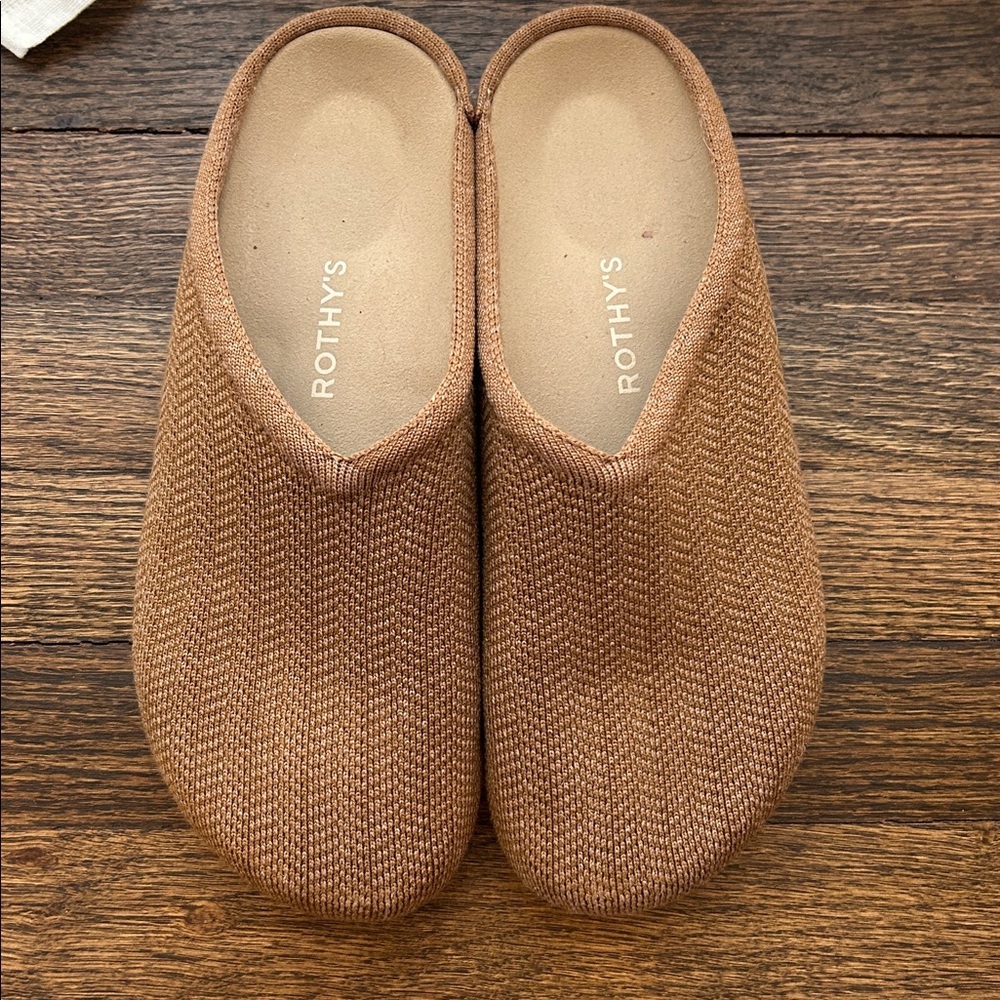 Rothy's Teak Herringbone Clogs size 10 - Picture 2 of 5